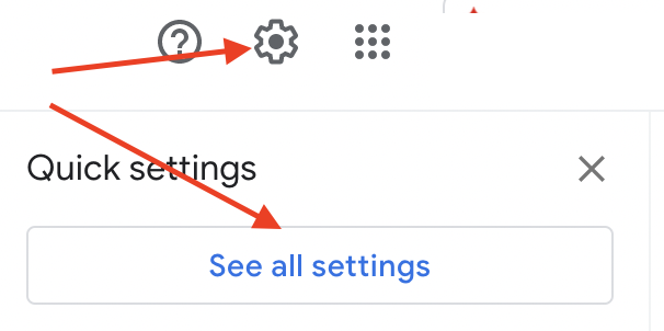 Settings - See all settings