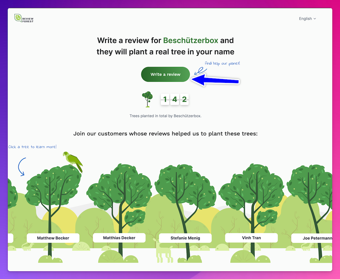 The link the button leads to will change